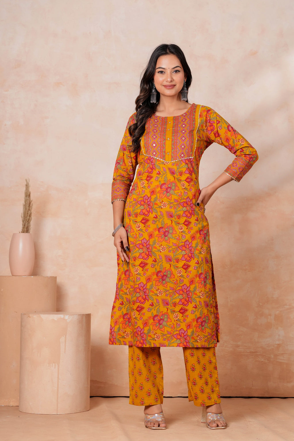 Kurta Pant Dupatta Set