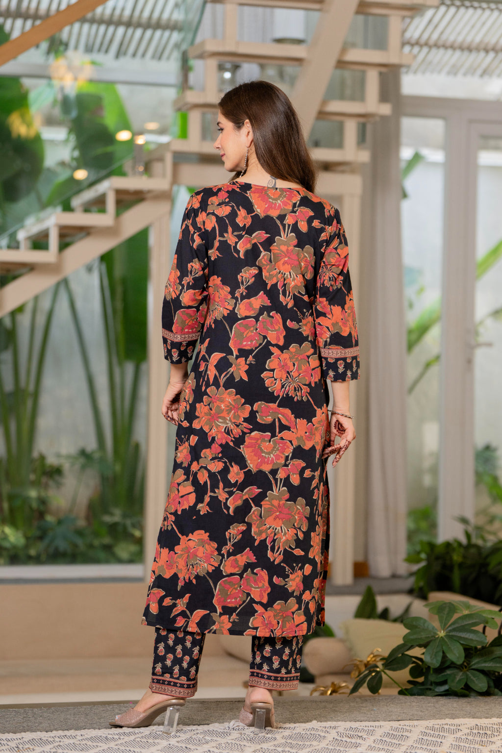 Women Pure Cotton Printed Kurta Sets With Dupatta