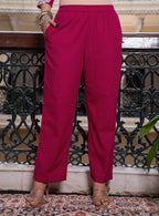 Printed Notch Neck Pure Cotton Tunic With Trouser