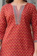 Print Ethnic Cotton Top